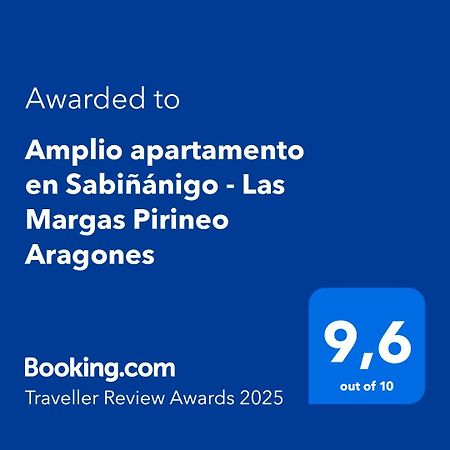 Amplio Apartamento En Sabinanigo - Las Margas Pirineo Aragones Exterior foto
